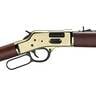 Henry Big Boy Brass Side Gate 44 Magnum Polished Hardened Brass Lever Action Rifle - 20in - Brown