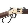 Henry Big Boy Brass Side Gate Polished Hardened Brass Lever Action Rifle - 44 Magnum - 20in - Brown