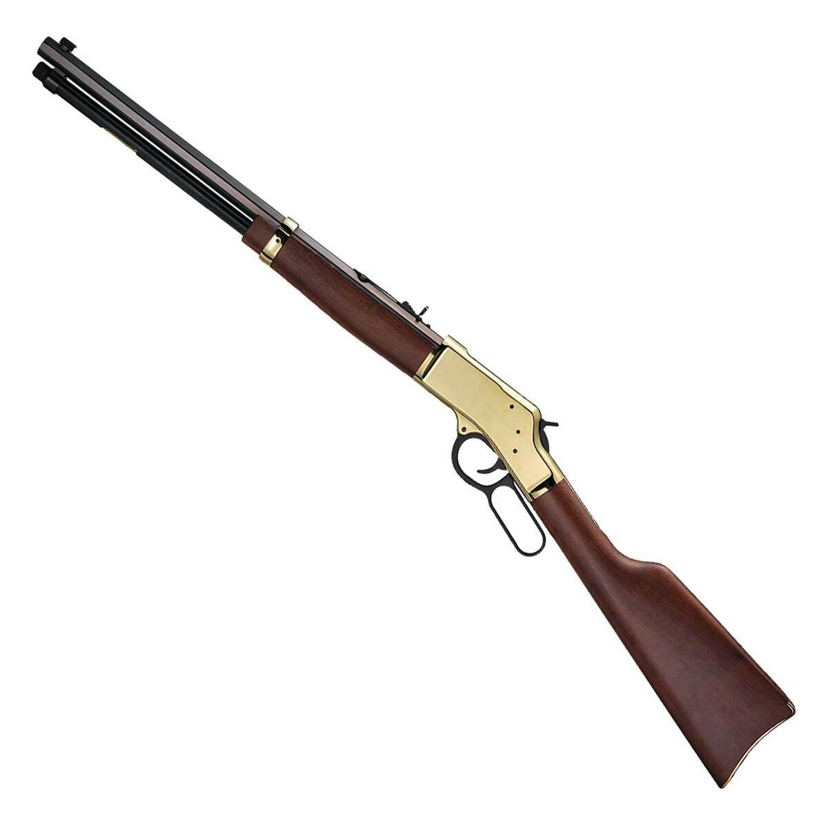 Henry Big Boy Brass Side Gate Polished Hardened Brass Lever Action Rifle - 45 (Long) Colt - 20in - Brown Henry Big Boy Brass Side Gate Polished Hardened Brass Lever Action Rifle - 45 (Long) Colt - 20in - Brown