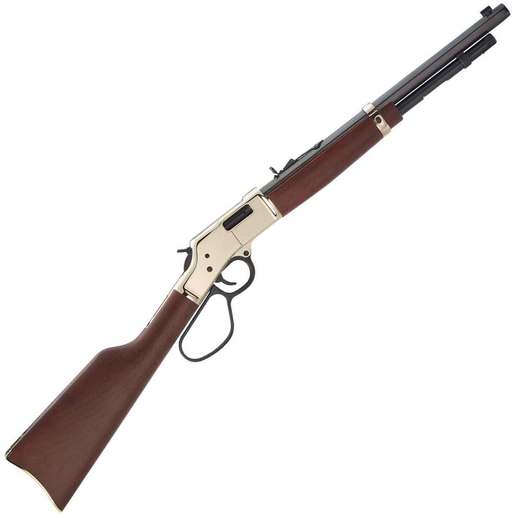 Henry Big Boy Carbine 41 Remington Magnum Brass/Blued Lever Action Rifle – 16.5in – Brown
