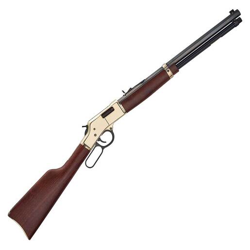 Henry Big Boy Classic Brass Lever Action Rifle - 327 Federal Magnum - 20in - Brown image