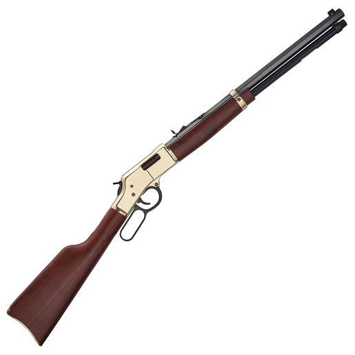 Henry Big Boy Classic 41 Remington Magnum Solid Brass Lever Action Rifle – 20in – Brown