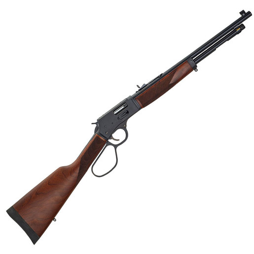 Henry Big Boy Steel Side Gate 357 Magnum Large Loop Blued Lever Action Rifle – 20in – Brown