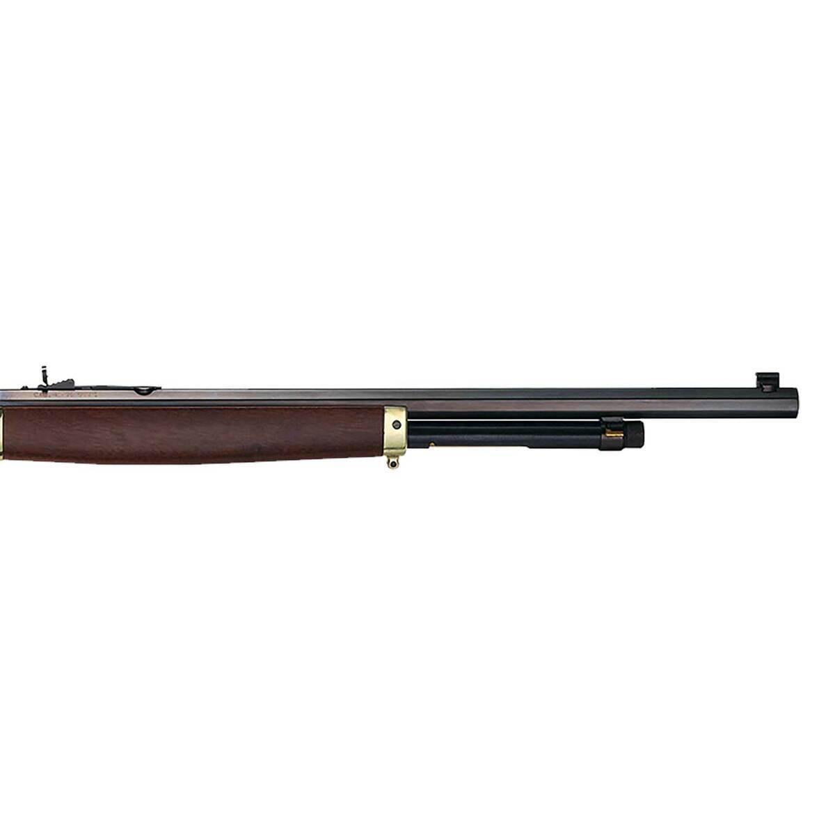 Henry Brass Lever Action Side Gate Polished Hardened Brass Lever Action Rifle - 45-70 Government - 22in - Brown Henry Brass Lever Action Side Gate Polished Hardened Brass Lever Action Rifle - 45-70 Government - 22in - Brown