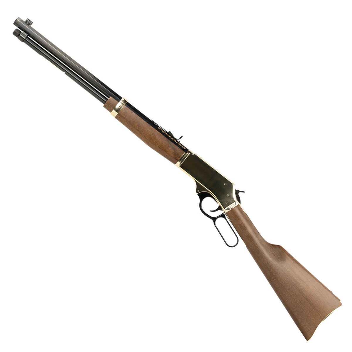 Henry Brass Side Gate 30-30 Winchester Polished Hardened Lever Action Rifle - 20in - Brown Henry Brass Side Gate 30-30 Winchester Polished Hardened Lever Action Rifle - 20in - Brown