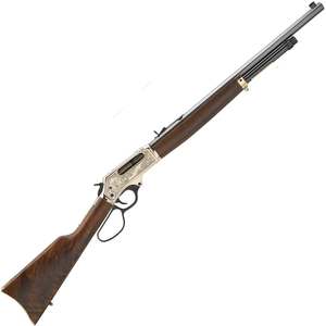 Henry Arms Brass Wildlife Edition Brass Lever Action Rifle - 45-70 Government - 22in