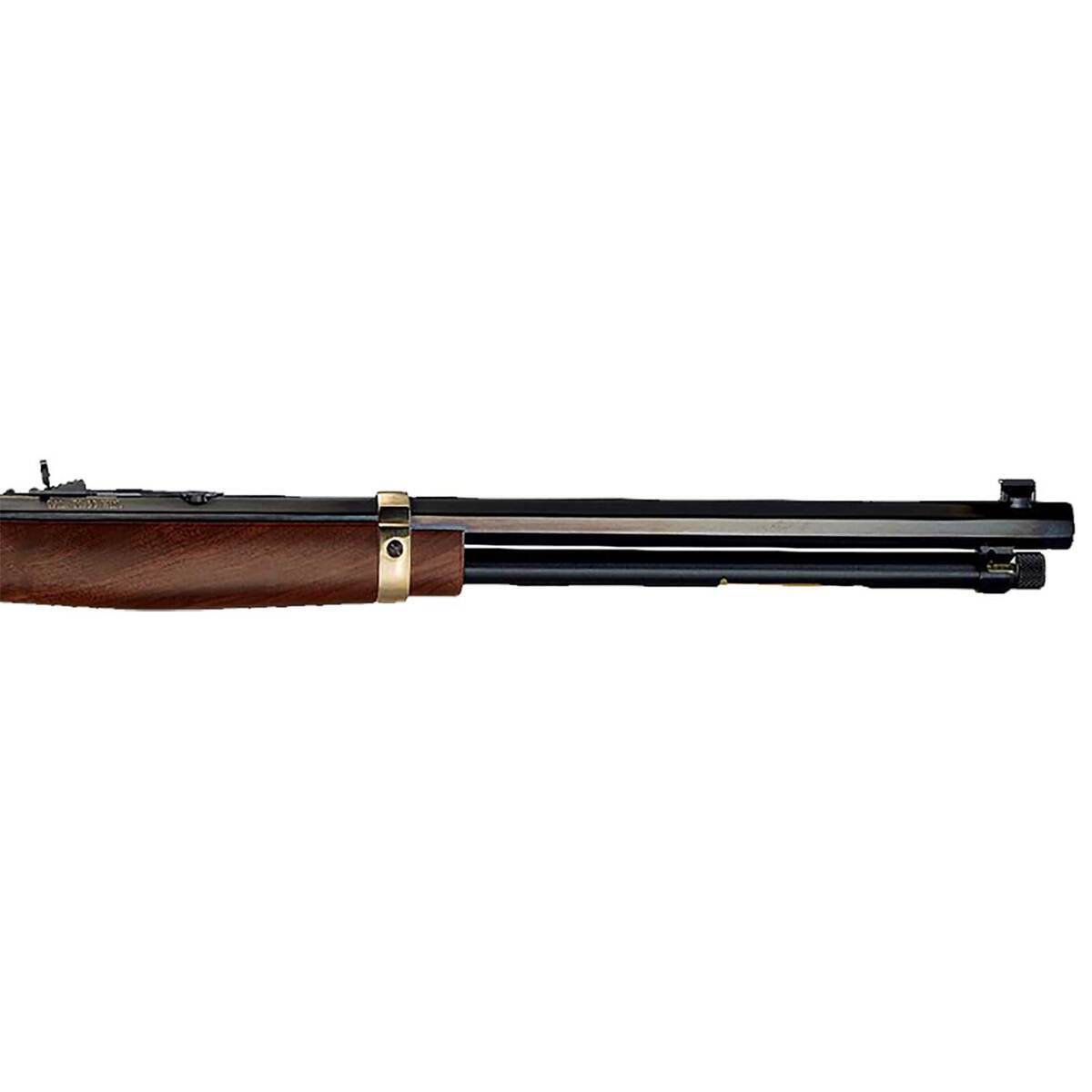 Henry Brass Wildlife Edition Side Gate Polished Hardened Brass Lever Action Rifle - 30-30 Winchester - 20in - Brown Henry Brass Wildlife Edition Side Gate Polished Hardened Brass Lever Action Rifle - 30-30 Winchester - 20in - Brown