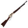 Henry Brass Wildlife Edition Side Gate Polished Hardened Brass Lever Action Rifle - 45-70 Government - 22in - Brown