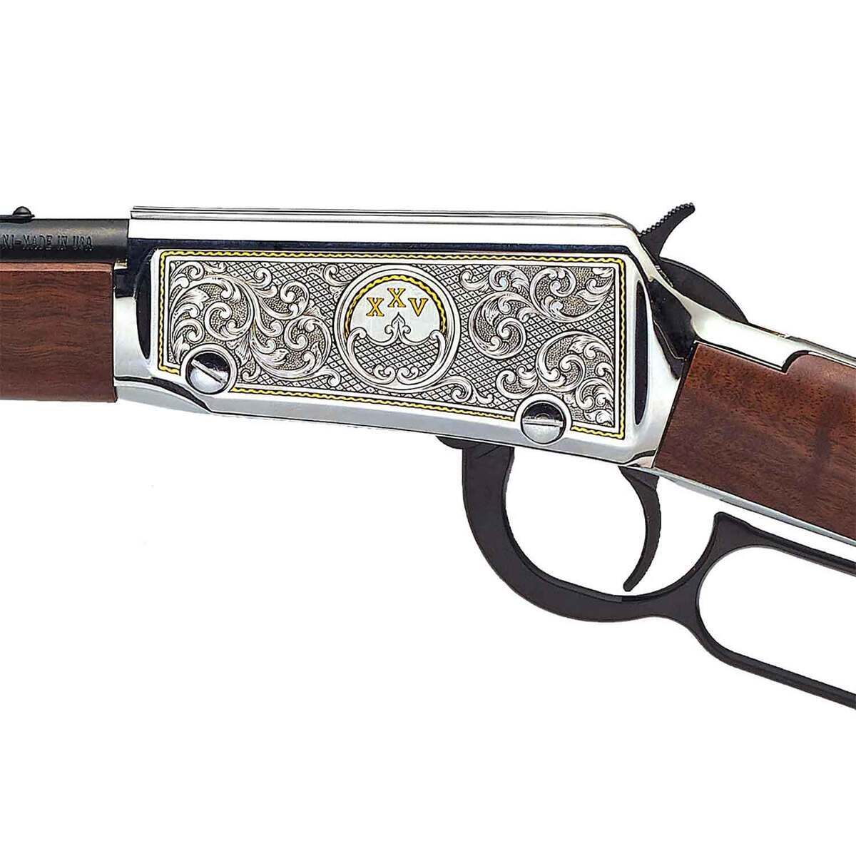 Henry Classic 25th Anniversary Engraved Nickel-Plated Blued Steel Brown Lever Action Rifle - 22 Long Rifle - 18.5in - Brown Henry Classic 25th Anniversary Engraved Nickel-Plated Blued Steel Brown Lever Action Rifle - 22 Long Rifle - 18.5in - Brown