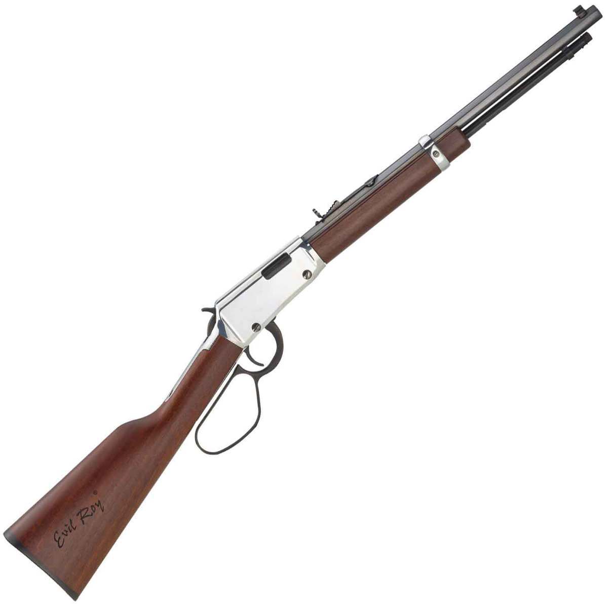 Henry Frontier Carbine Evil Roy Nickel Walnut Lever Action Rifle 22 Long Rifle 17in Sportsman S Warehouse