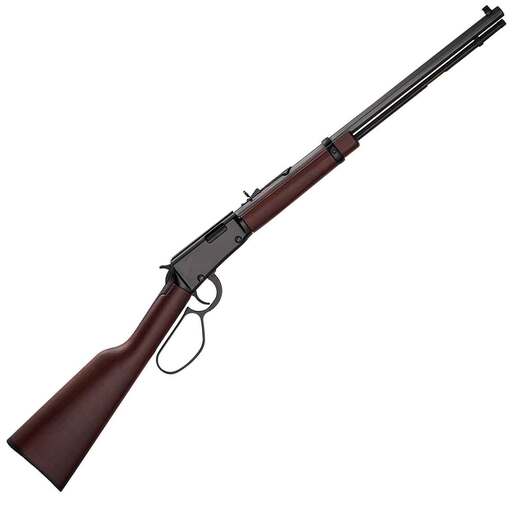 Henry Frontier Large Loop Blued Walnut Lever Action Rifle - 17 HMR - 20in - Brown image