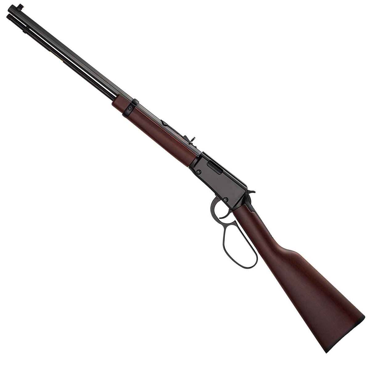 Henry Frontier Large Loop Blued Walnut Lever Action Rifle - 17 HMR - 20in - Brown Henry Frontier Large Loop Blued Walnut Lever Action Rifle - 17 HMR - 20in - Brown