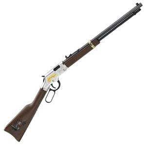 Henry Golden Boy American Farmer Tribute Nickel Plated Lever Action Rifle - 22 Long Rifle