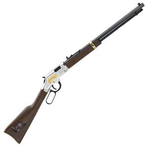 Henry Golden Boy American Farmer Tribute Walnut/Nickel Plated Lever Action Rifle - 22 Long Rifle