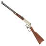 Henry Golden Boy Blued/Brass Lever Action Rifle - 22 Long Rifle - 20in - Brown