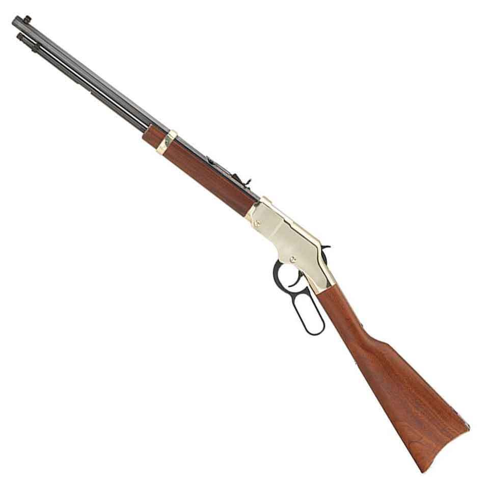 Henry Golden Boy Blued/Brass Lever Action Rifle - 22 Long Rifle - 20in - Brown Henry Golden Boy Blued/Brass Lever Action Rifle - 22 Long Rifle - 20in - Brown