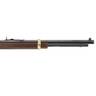 Henry Golden Boy Compact Polished Brass/Blued Lever Action Rifle - 22 Long Rifle - 16.25in - Brown