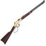 Henry Golden Boy Large Loop American Walnut Lever Action Rifle - 22 WMR (22 Mag) - 20.5in - Brown