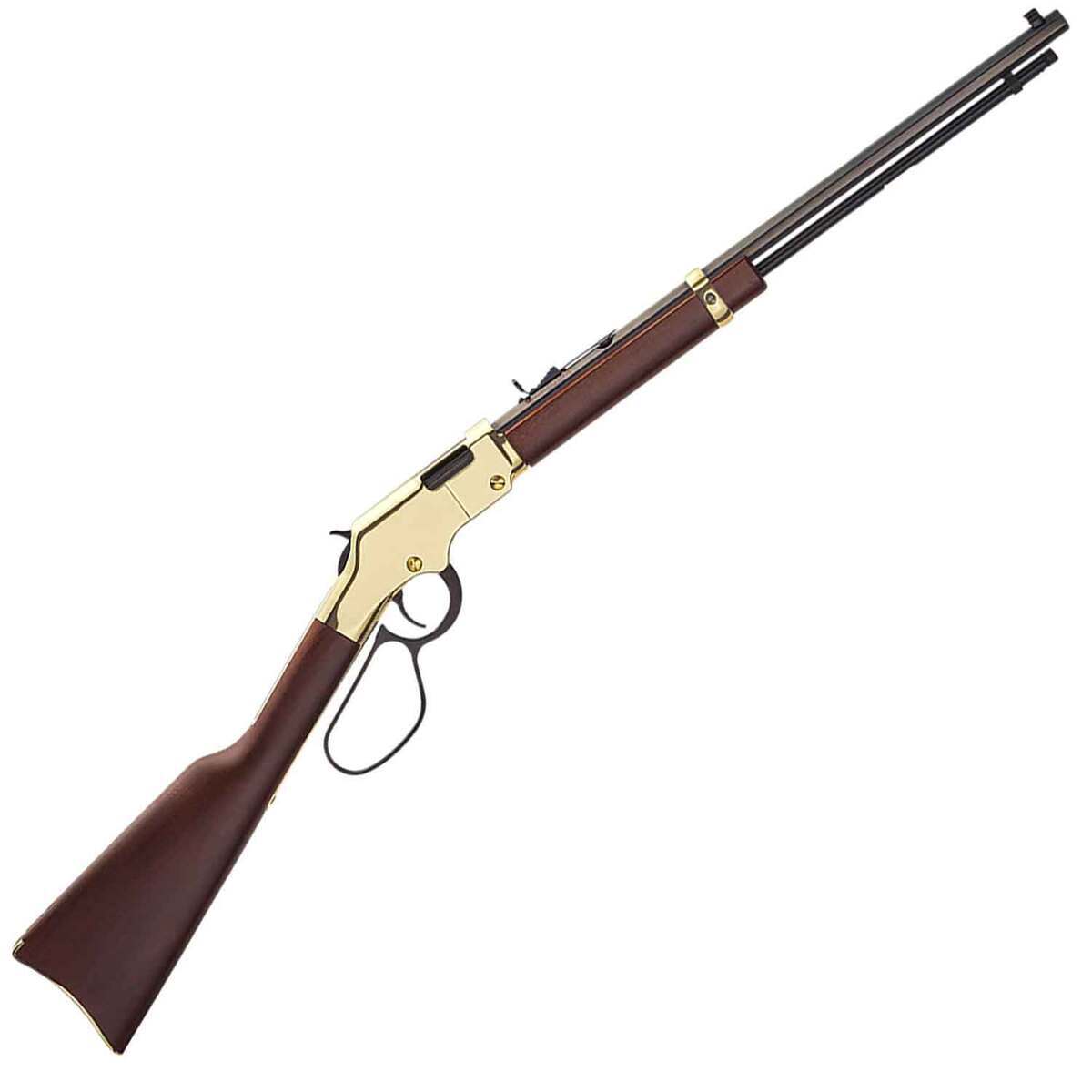 Henry Golden Boy Large Loop American Walnut Lever Action Rifle - 22 WMR (22 Mag) - 20.5in - Brown Henry Golden Boy Large Loop American Walnut Lever Action Rifle - 22 WMR (22 Mag) - 20.5in - Brown