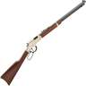 Henry Golden Boy Brasslite Blued Lever Action Rifle - 22 WMR (22 Mag) - 20in - Brown
