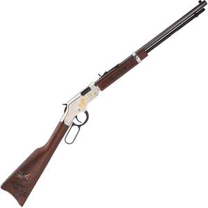 Henry Golden Boy Silver American Rodeo Tribute Edition Blued Lever Action Rifle - 22 Long Rifle
