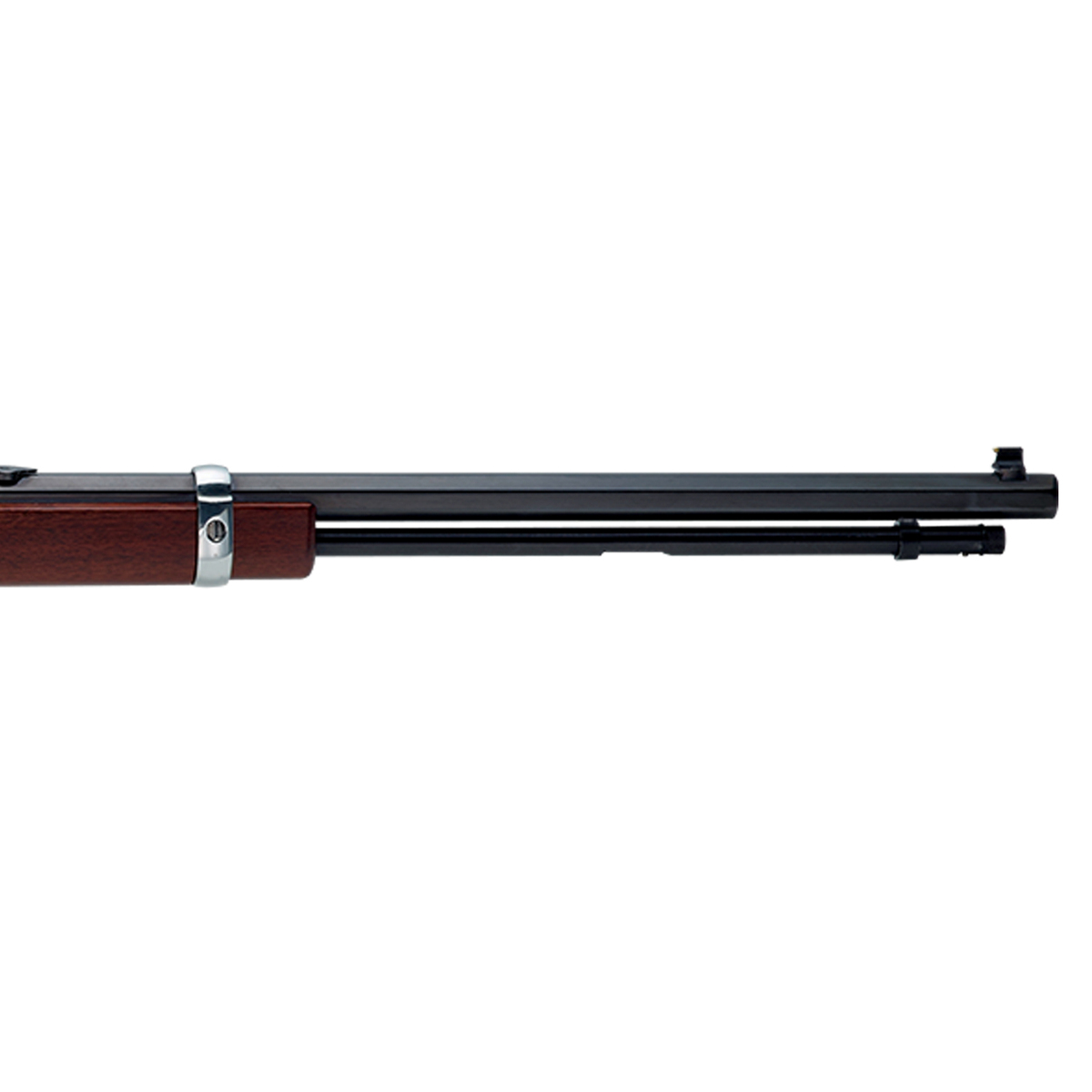 Henry Golden Eagle Silver Nickel-Platted Lever Action Rifle - 22 Long Rifle - 20in - Brown Henry Golden Eagle Silver Nickel-Platted Lever Action Rifle - 22 Long Rifle - 20in - Brown