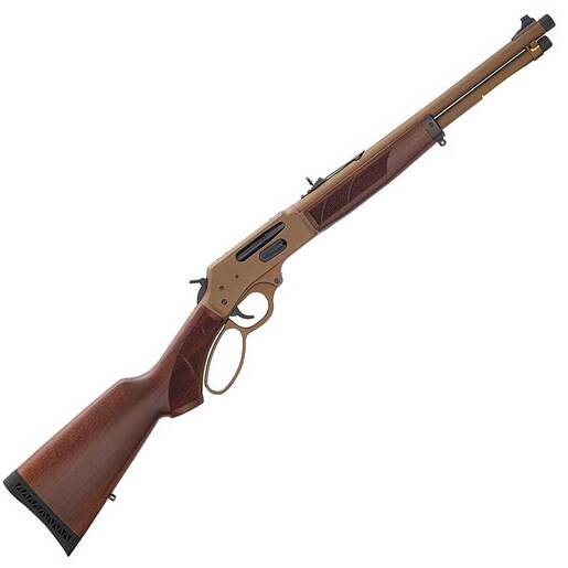 Henry H12 Explorer Carbine 44 Magnum/44 Special Burnt Bronze Cerakote/Walnut Lever Action Rifle – 16.5in – Brown
