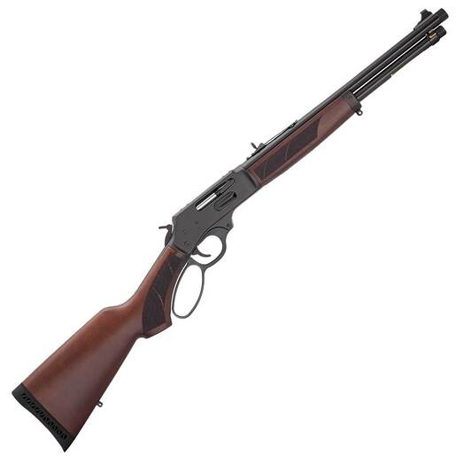 Henry H9 Protector Carbine 360 Buckhammer Blued Steel/Walnut Lever Action Rifle – 16.5in – Brown