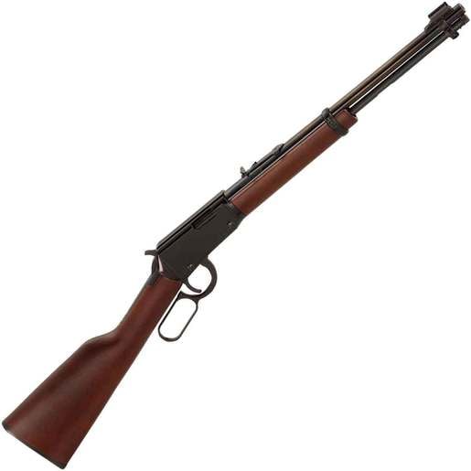 Henry Compact 22 Long Rifle Blued Lever Action Rifle - 16.13in - Black/Brown image