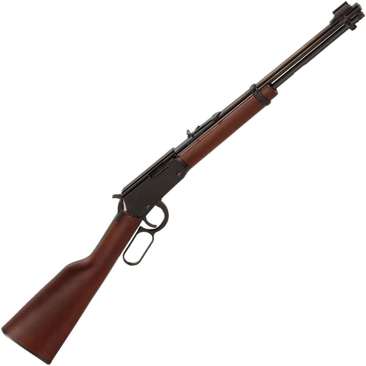 Henry Lever Compact Black Lever Action Rifle - 22 Long Rifle - Black/Wood Henry Lever Compact Black Lever Action Rifle - 22 Long Rifle - Black/Wood