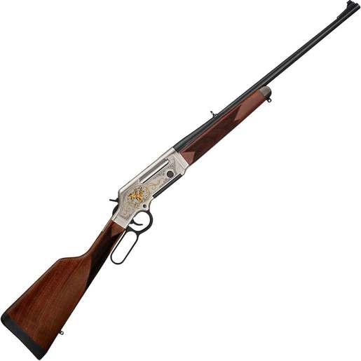 Henry Long Ranger Antelope Wildlife Edition Nickel Plated Lever Action Rifle - 243 Winchester image