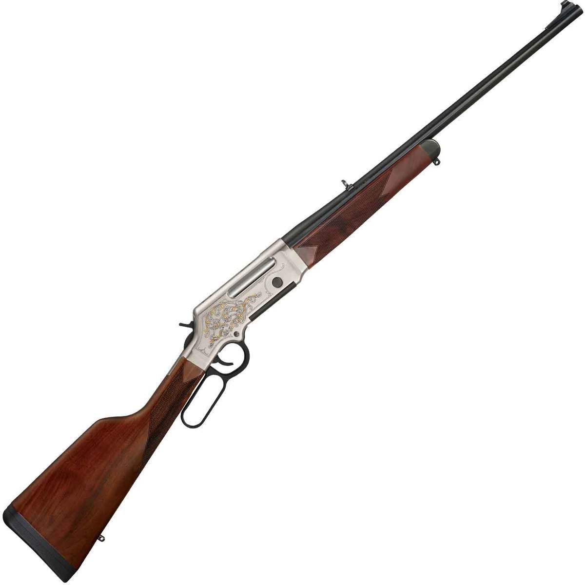 Henry Long Ranger Deluxe Engraved Blued Lever Action Rifle - 243 Winchester Henry Long Ranger Deluxe Engraved Blued Lever Action Rifle - 243 Winchester