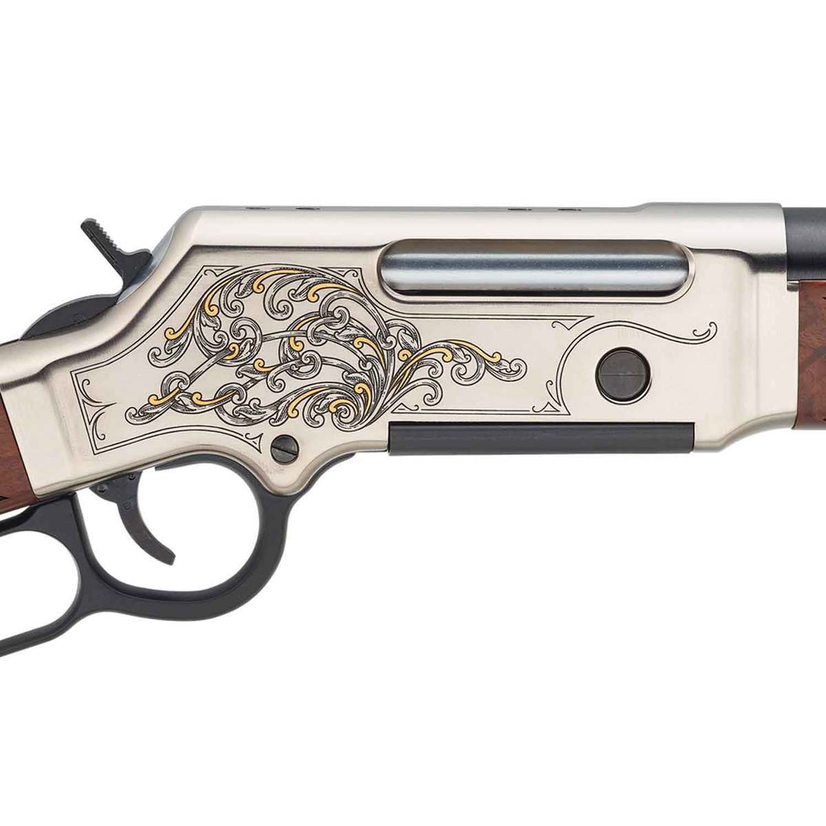 Henry Long Ranger Deluxe Engraved Blued Lever Action Rifle - 243 Winchester Henry Long Ranger Deluxe Engraved Blued Lever Action Rifle - 243 Winchester