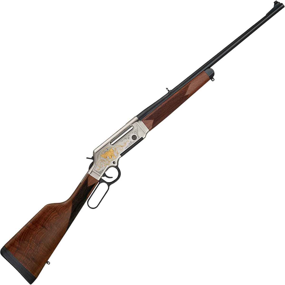 Henry Long Ranger Wildlife Coyote Edition Nickel Plated Lever Action Rifle - 223 Remington Henry Long Ranger Wildlife Coyote Edition Nickel Plated Lever Action Rifle - 223 Remington
