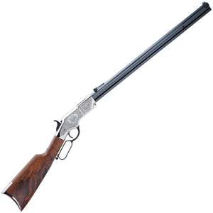 Henry Original Silver Deluxe Engraved 4440 Winchester PolishedBlued Lever Action Rifle  245in