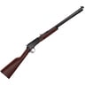 Henry Pump Action Octagon Blued Pump Rifle - 22 Long Rifle - 20in - Brown