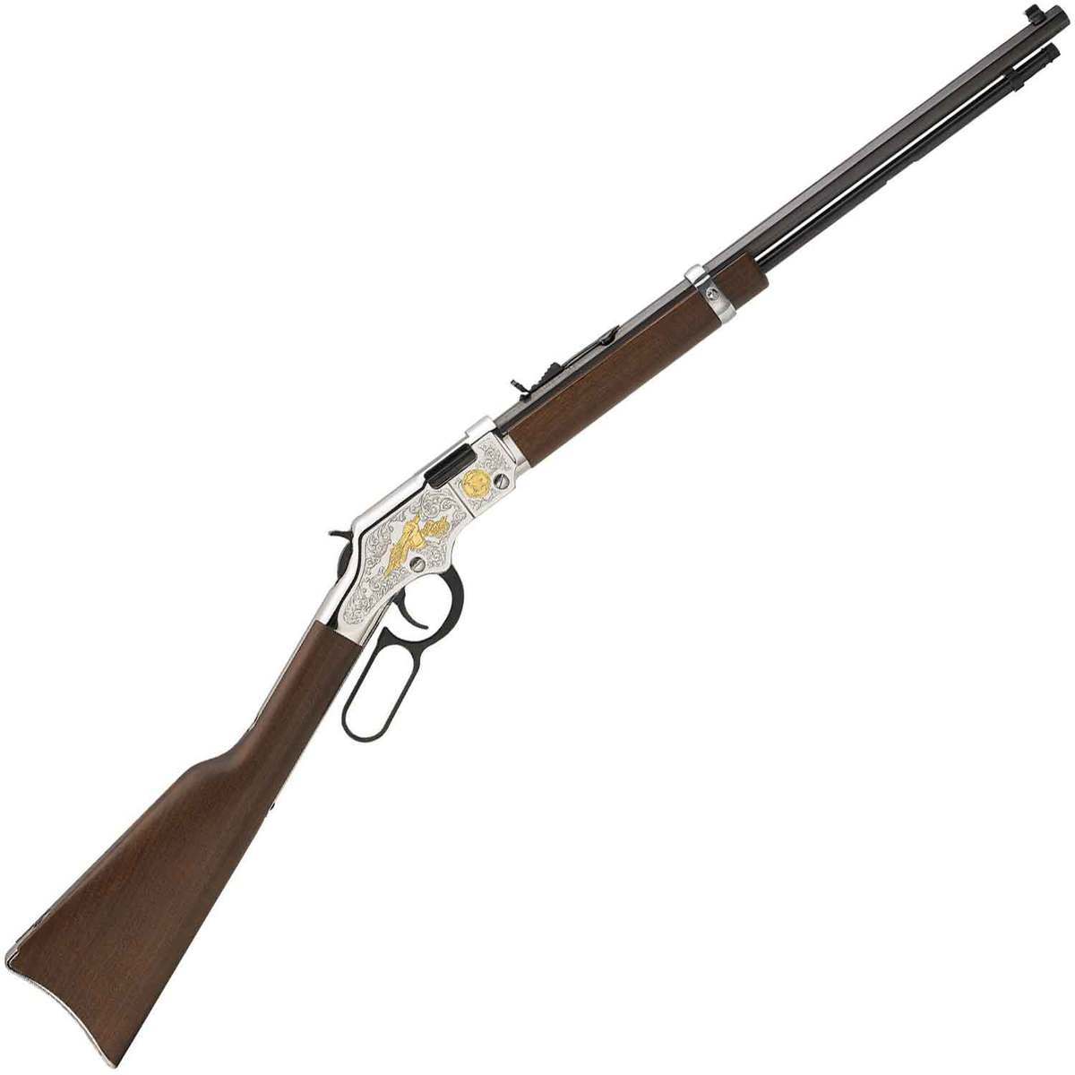 Henry Second Amendment Tribute Edition Lever Action Rifle - Brown Henry Second Amendment Tribute Edition Lever Action Rifle - Brown