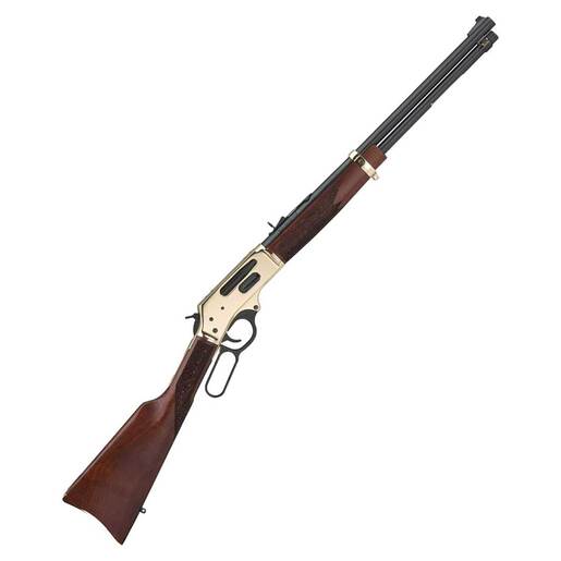 Henry Side Gate 360 Buckhammer Polished Hardened Brass Lever Action Rifle – 20in – Black