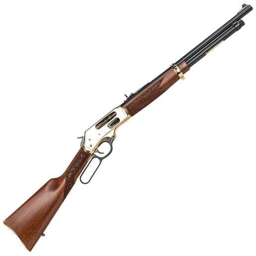 Henry Side Gate Blued/Polished Brass Lever Action Rifle - 45-70 Government image