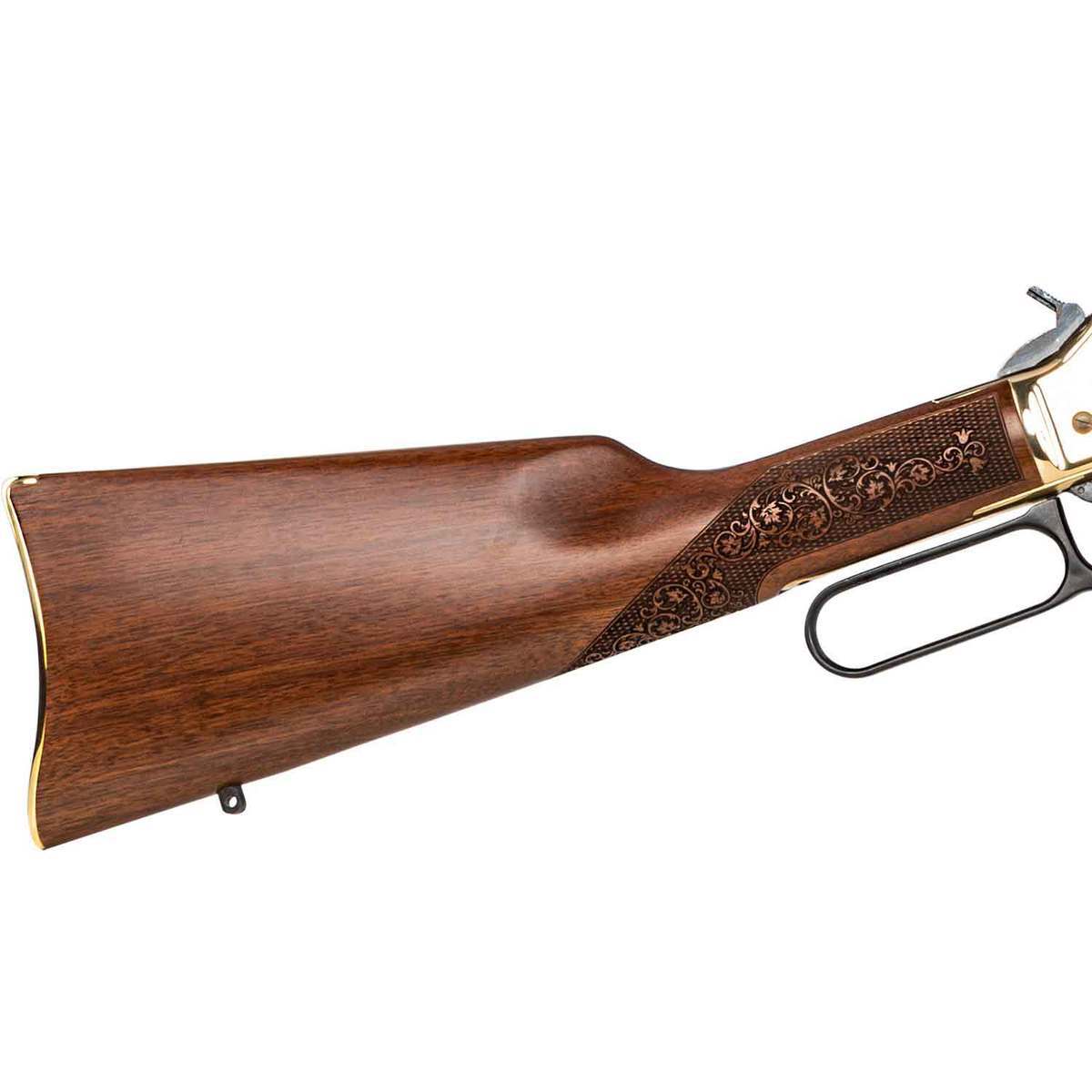 Henry Side Gate 45-70 Government Polished Brass Lever Action Rifle - 20in - Brown Henry Side Gate 45-70 Government Polished Brass Lever Action Rifle - 20in - Brown