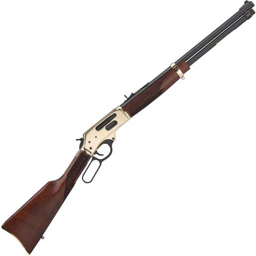 Henry Side Gate Brass/Blued Lever Action Rifle - 35 Remington image