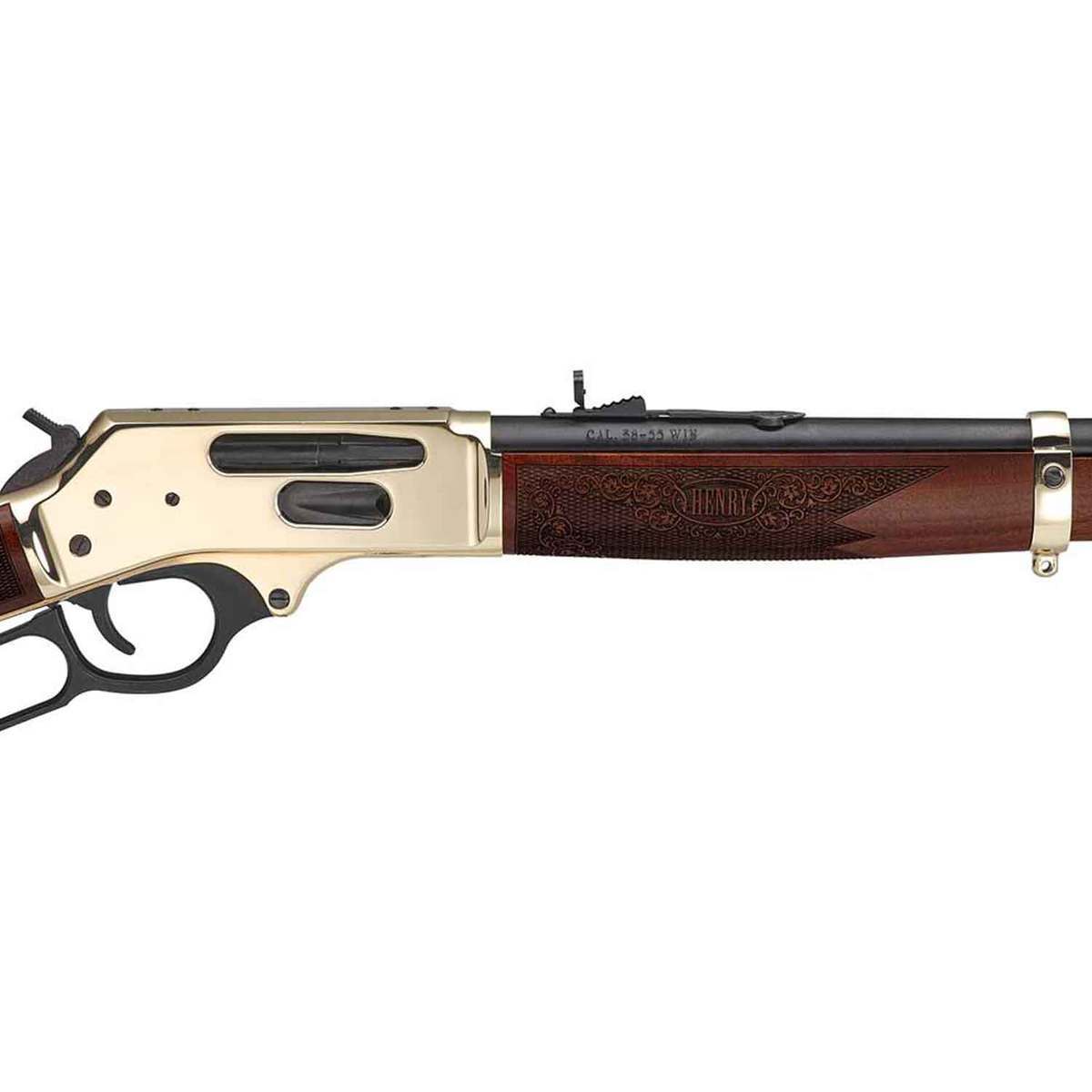 Henry Side Gate Brass/Blued Lever Action Rifle - 35 Remington Henry Side Gate Brass/Blued Lever Action Rifle - 35 Remington