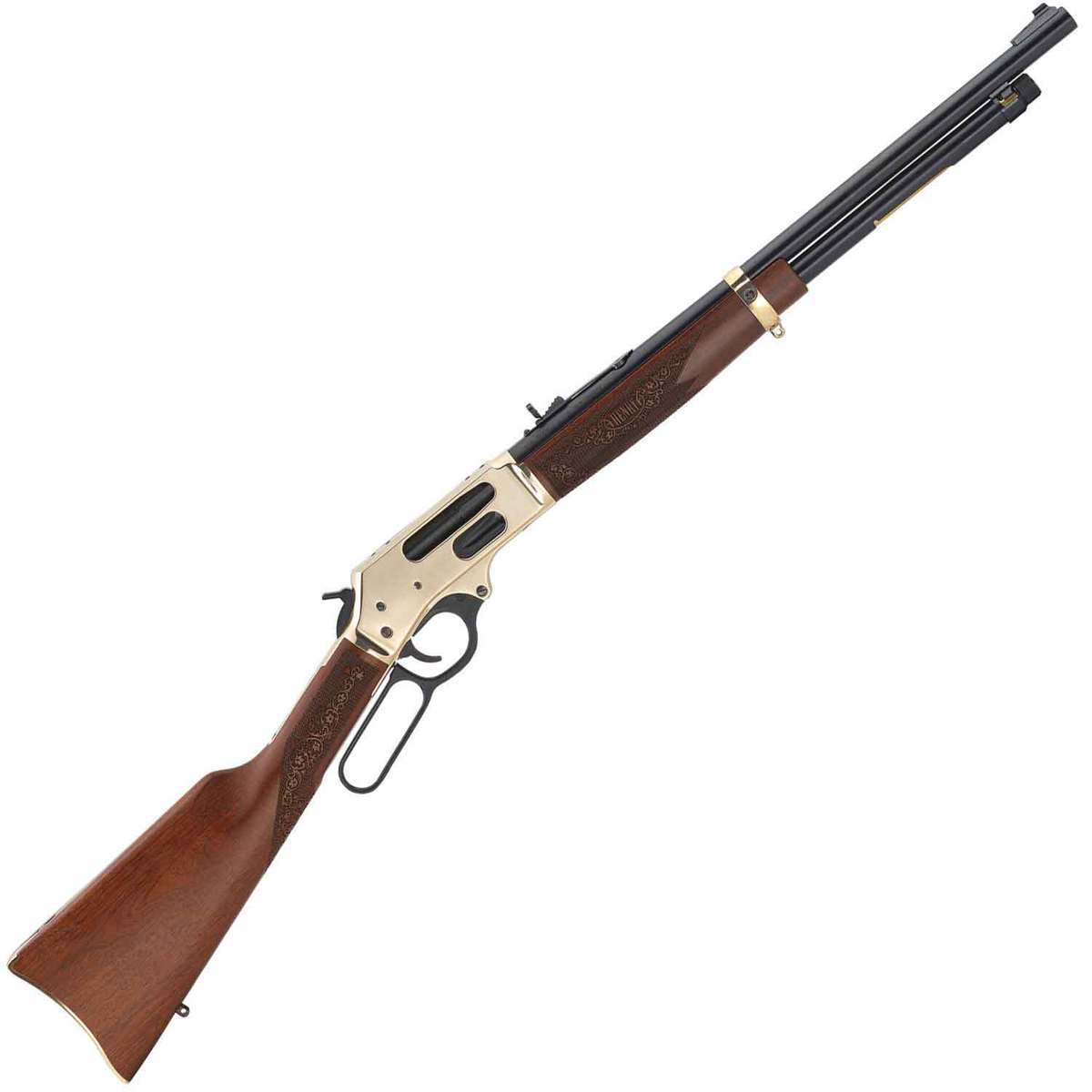 Henry Side Gate Lever Action Blued/Walnut 410ga 2-1/2in Lever Action Shotgun - 19.8in - Brass/Wood/Black Henry Side Gate Lever Action Blued/Walnut 410ga 2-1/2in Lever Action Shotgun - 19.8in - Brass/Wood/Black