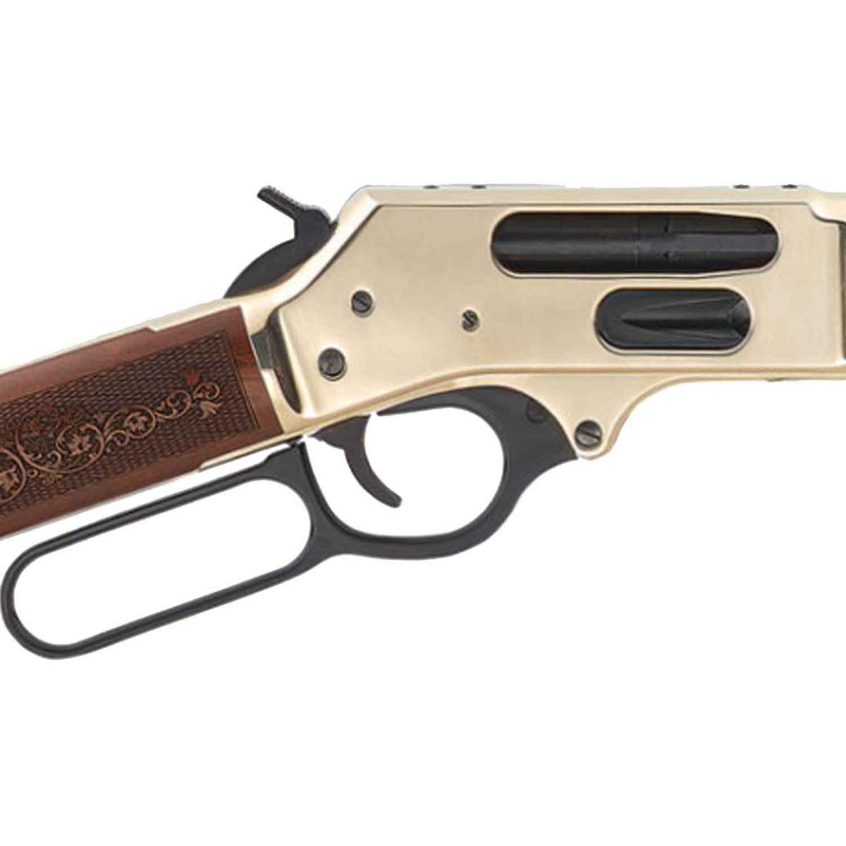Henry Side Gate Lever Action Blued/Walnut 410ga 2-1/2in Lever Action Shotgun - 19.8in - Brass/Wood/Black Henry Side Gate Lever Action Blued/Walnut 410ga 2-1/2in Lever Action Shotgun - 19.8in - Brass/Wood/Black