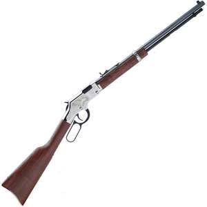 Henry Silver Eagle 2nd Edition Engraved Nickel Receiver Lever Action Rifle -