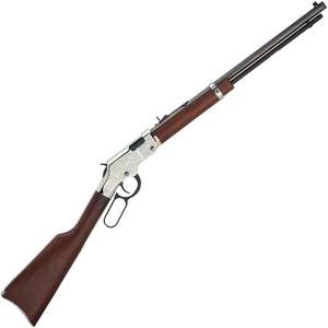 Henry Silver Eagle Nickel Plated Lever Action Rifle - 22 Long Rifle - 20in