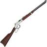 Henry Silver Eagle Nickel Plated Lever Action Rifle - 17 HMR - 20in - Brown