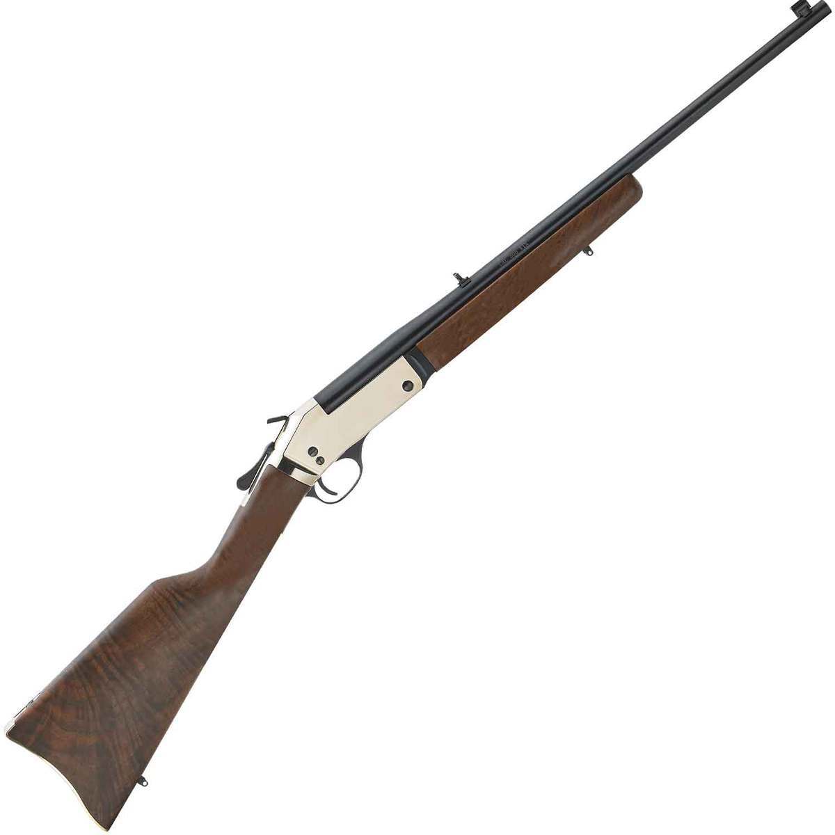 Henry Single Shot 357 Magnum Brass/Blued Single Shot Rifle - Brown Henry Single Shot 357 Magnum Brass/Blued Single Shot Rifle - Brown