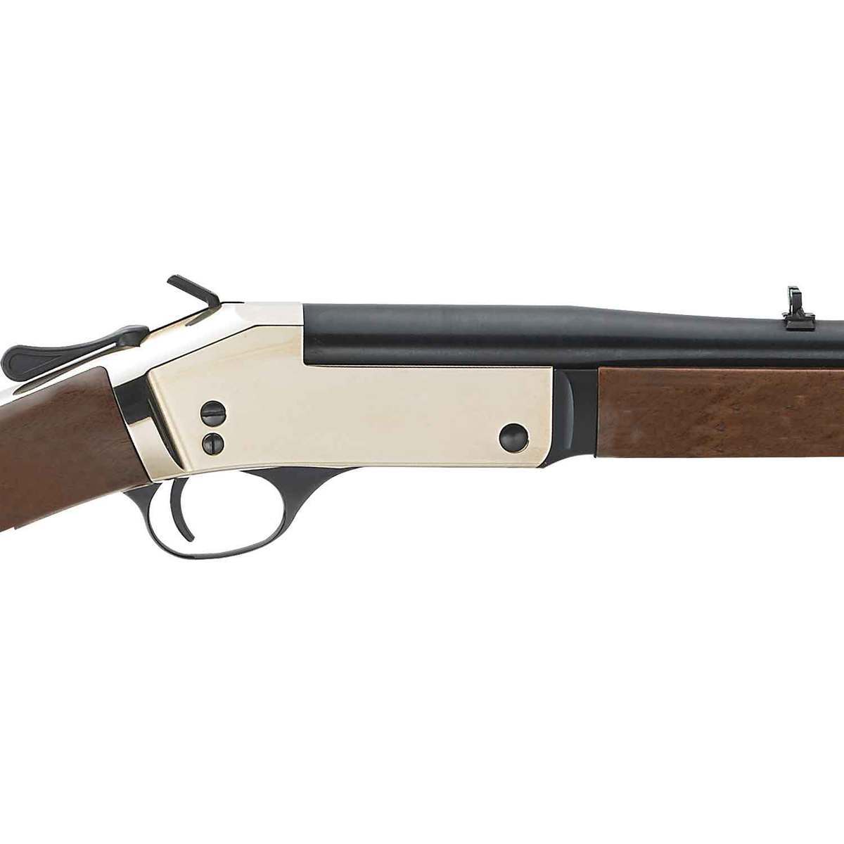 Henry Single Shot 357 Magnum Brass/Blued Single Shot Rifle - Brown Henry Single Shot 357 Magnum Brass/Blued Single Shot Rifle - Brown