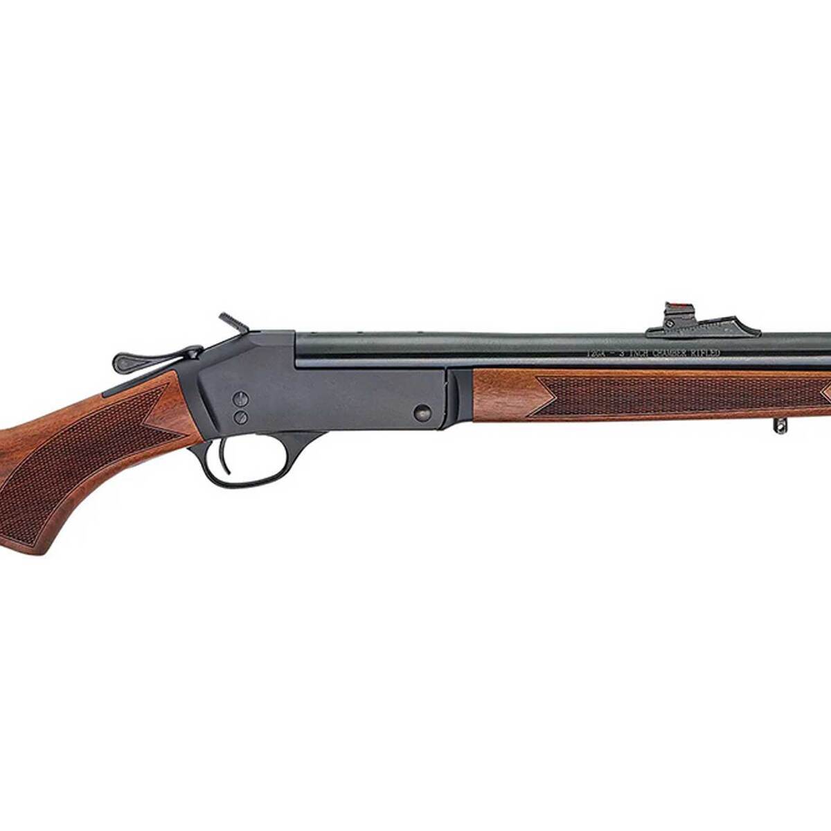 Henry Single Shot Slug 12 Gauge 3in Blued/Walnut Single Shot Shotgun - 24in - Brown Henry Single Shot Slug 12 Gauge 3in Blued/Walnut Single Shot Shotgun - 24in - Brown